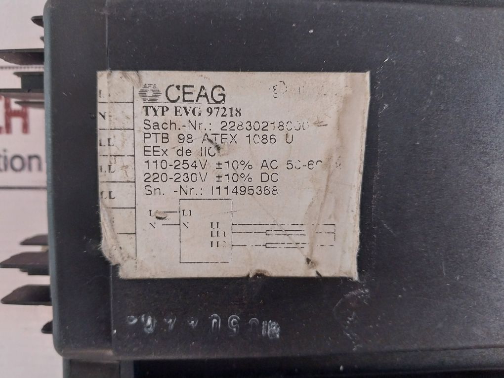 Ceag Evg 97218 Electronic Ballast