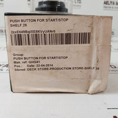 Ceag Ghg41 Start Stop Push Button