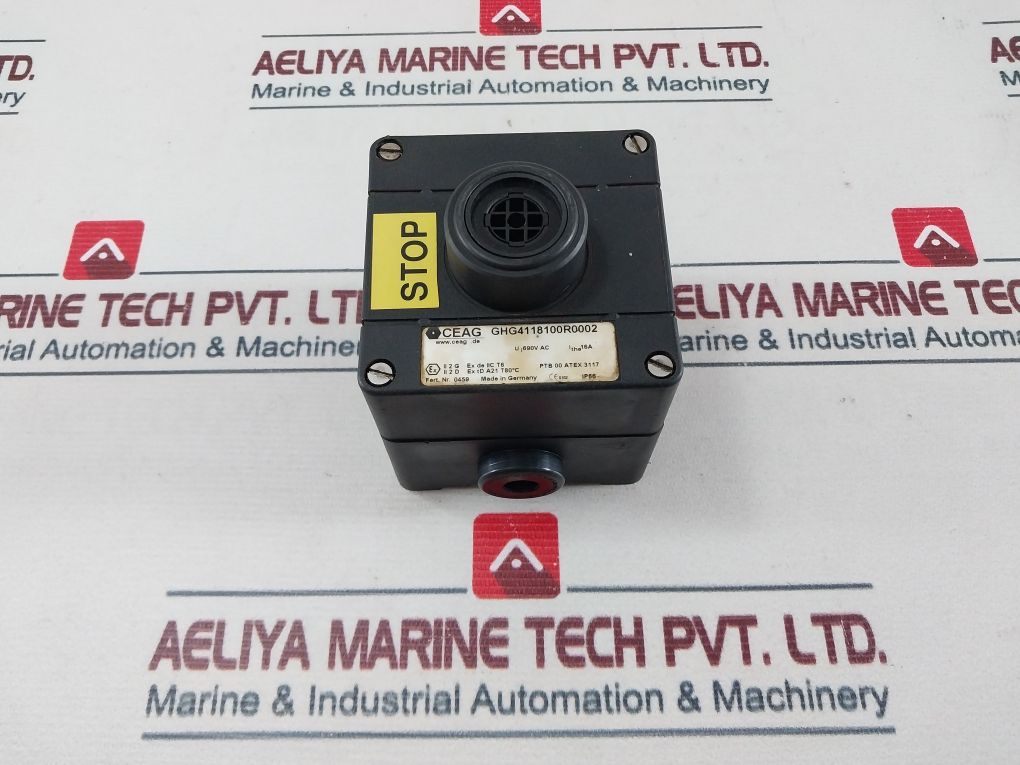 Ceag Ghg4118100R0002 Control Station/Emergency Stop Switch