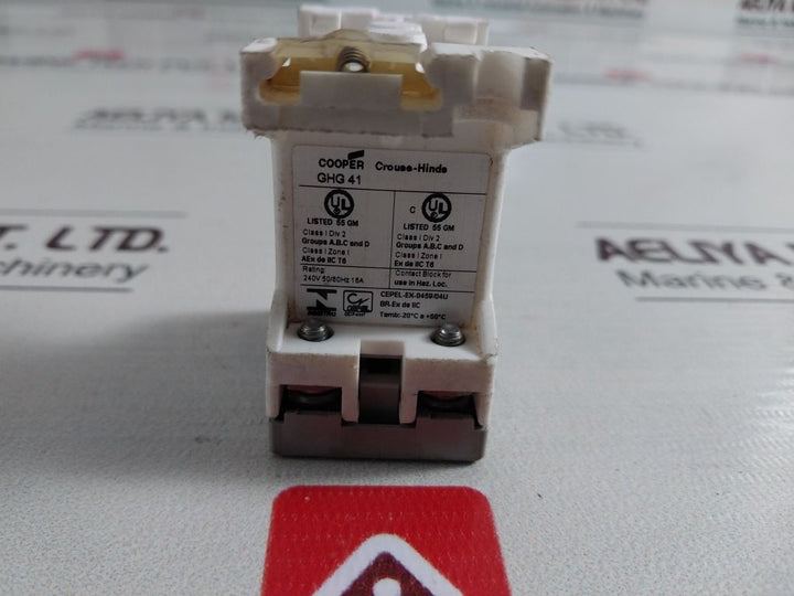 Ceag Crouse-hinds Ghg4171102R0002 Push Button