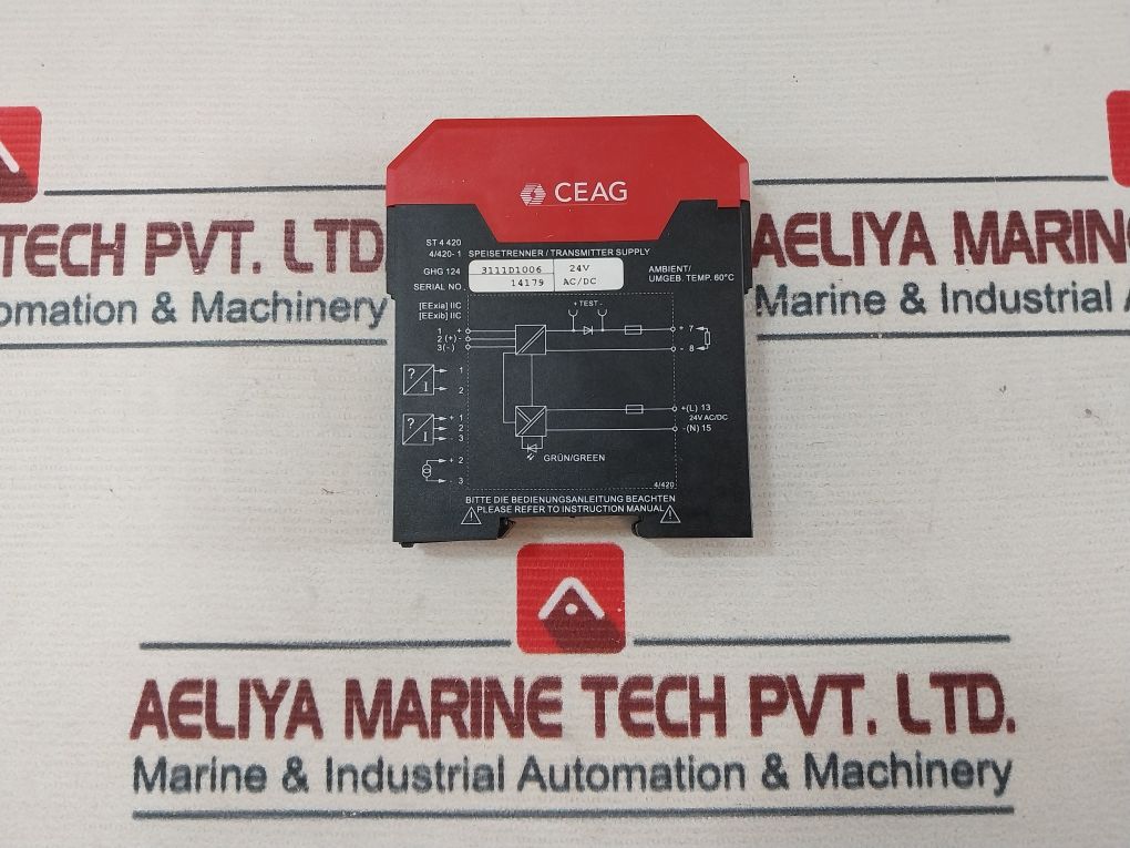 Ceag Ghg 124 3111D1006 Transmitter Supply 24V Ac/Dc