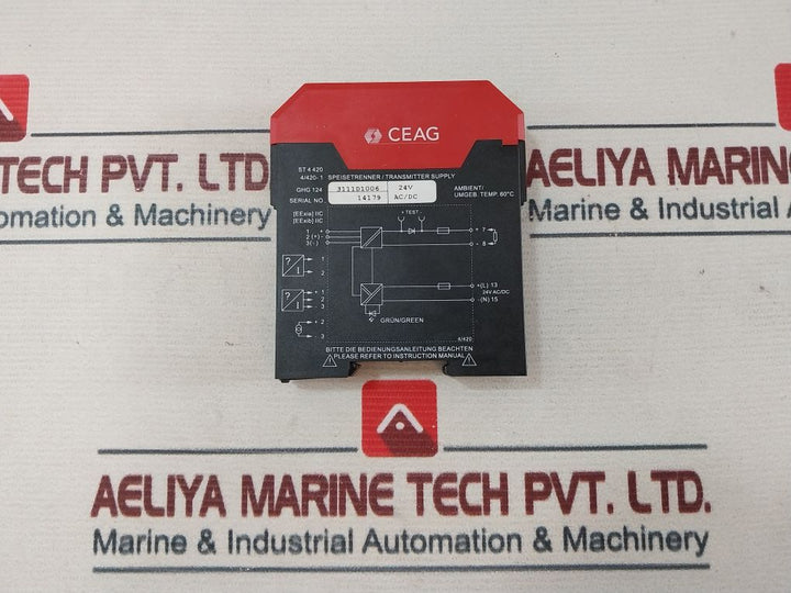 Ceag Ghg 124 3111D1006 Transmitter Supply 24V Ac/Dc
