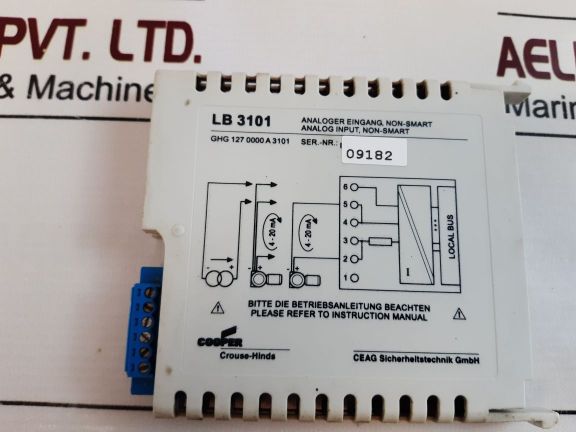 Ceag Lb 3101 Analog Input Module