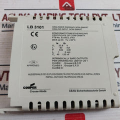 Ceag Lb 3101 Analog Input Module Ex-95.D.2163 