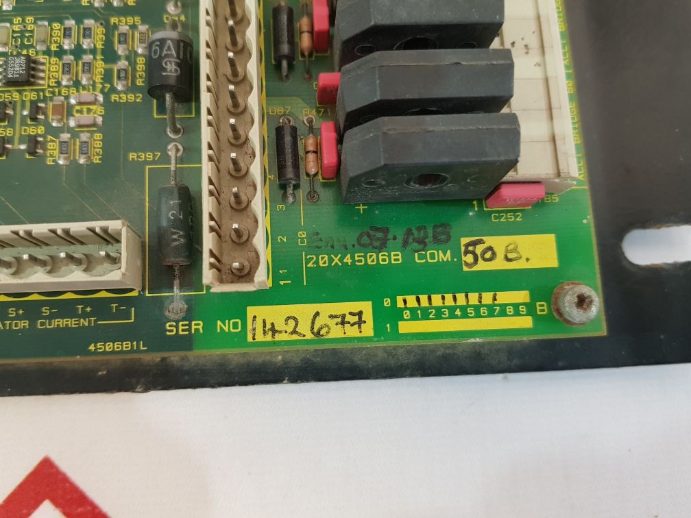 Cegelec Controls 20X4506B Pcb Card Circuit Board 4506B1L