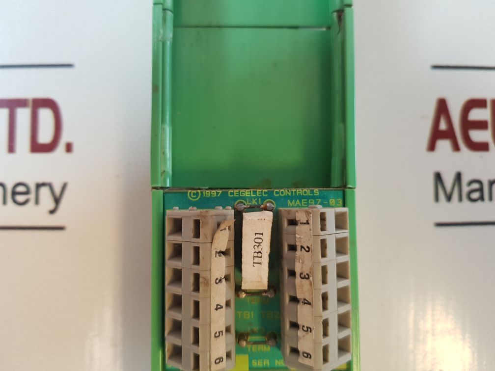 Cegelec Controls Mae97-03 Terminal Module