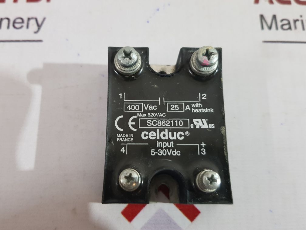 Celduc Sc862110 Solid State Relay 5-30Vdc