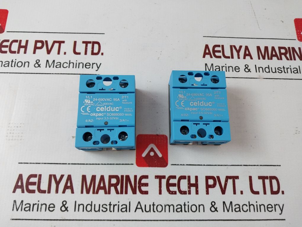 Celduc Okpac So888060 Solid State Relay 24-690Vac 95A