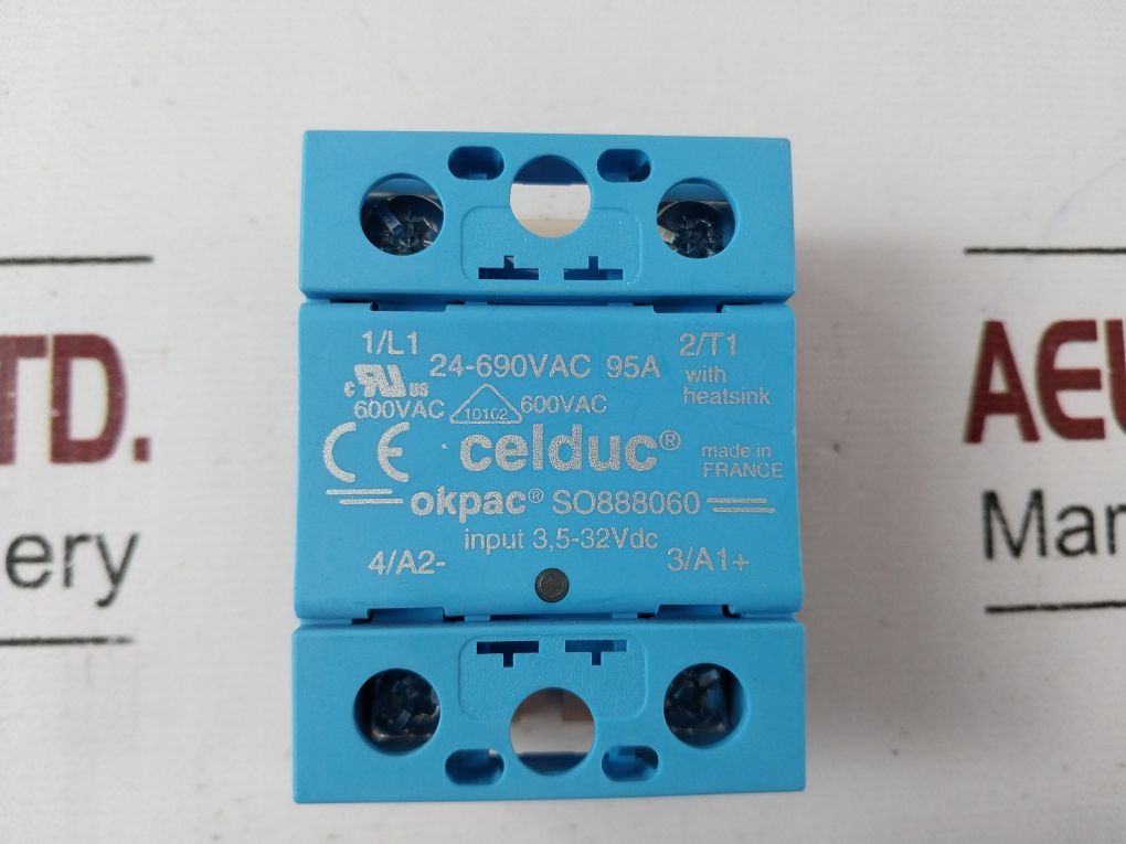 Celduc Okpac So888060 Solid State Relay 24-690Vac 95A
