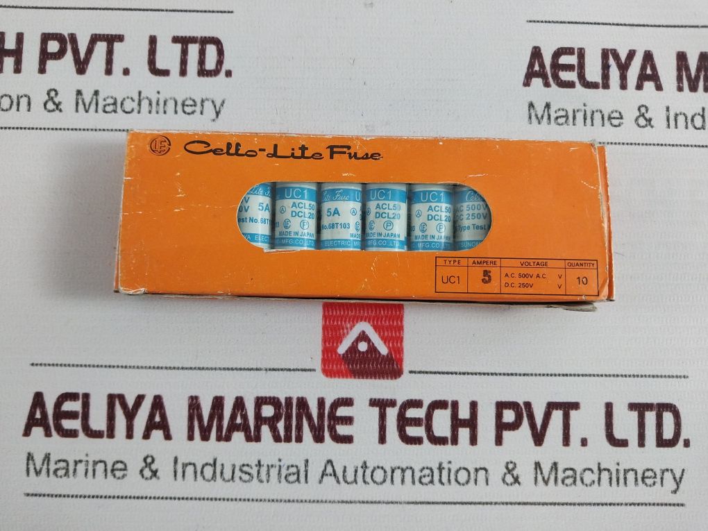Lot Of 5X Utsunomiya Electric Cello-lite Fuse Uc1