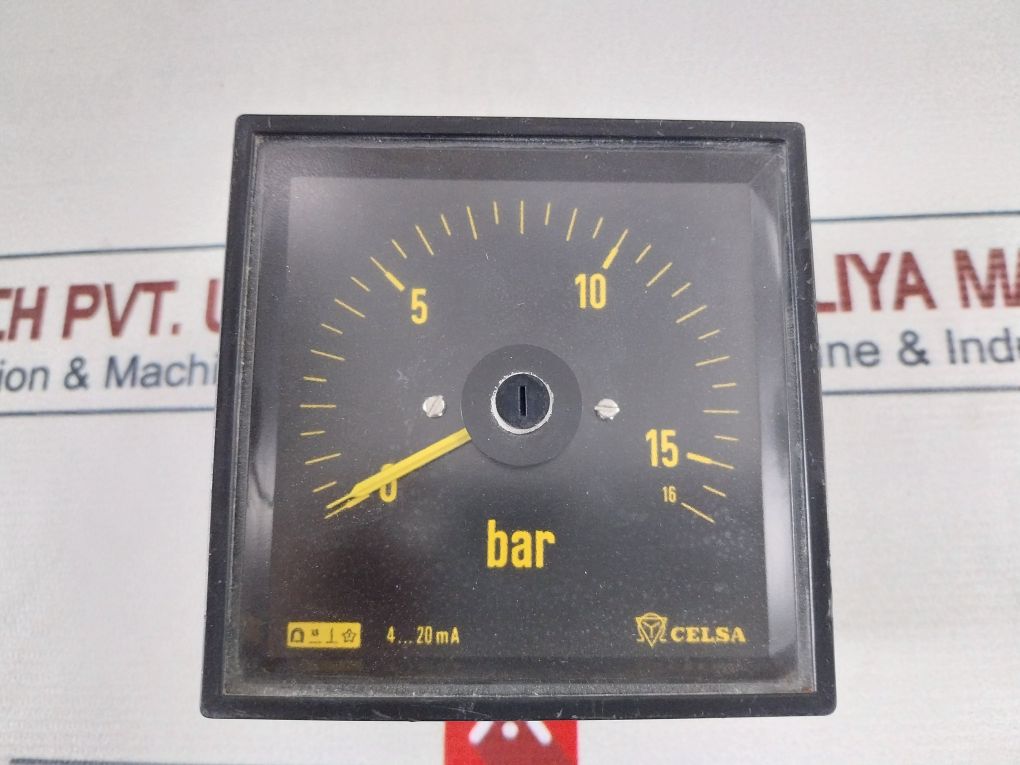 Celsa 0-16 Bar Panel Meter 4...20 Ma