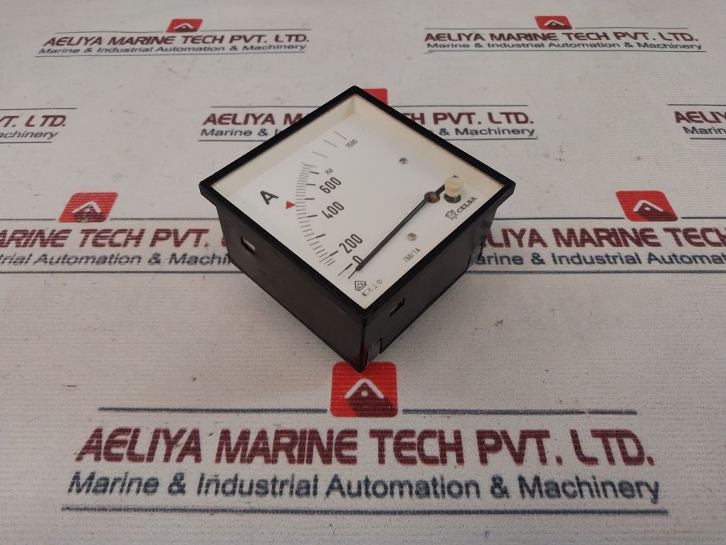 Celsa 0-750/1500 A Analog Recessed Ammeter