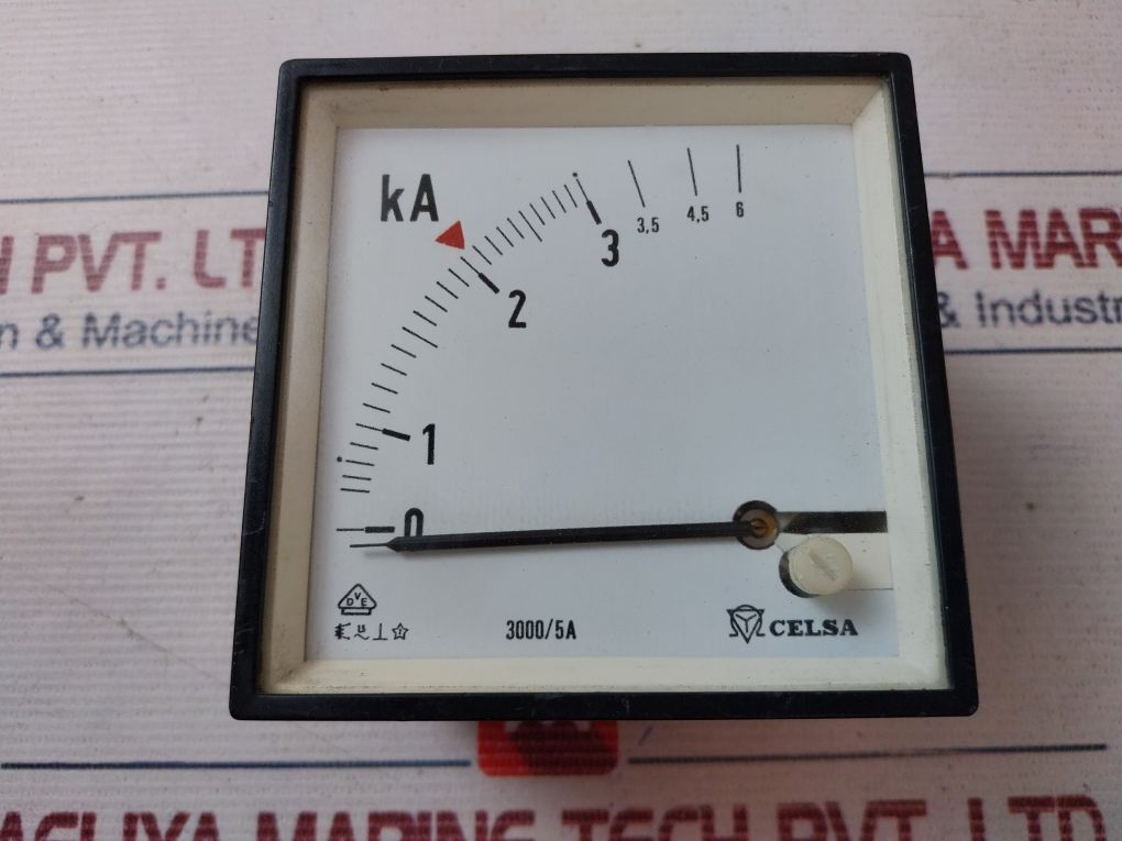 Celsa 3000/5A Ammeter 0-6Ka