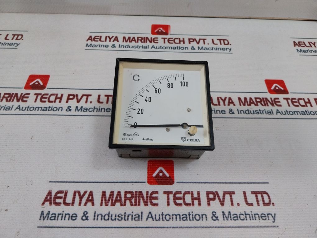 Celsa 4-20 Ma Analog Meter 0-100°C