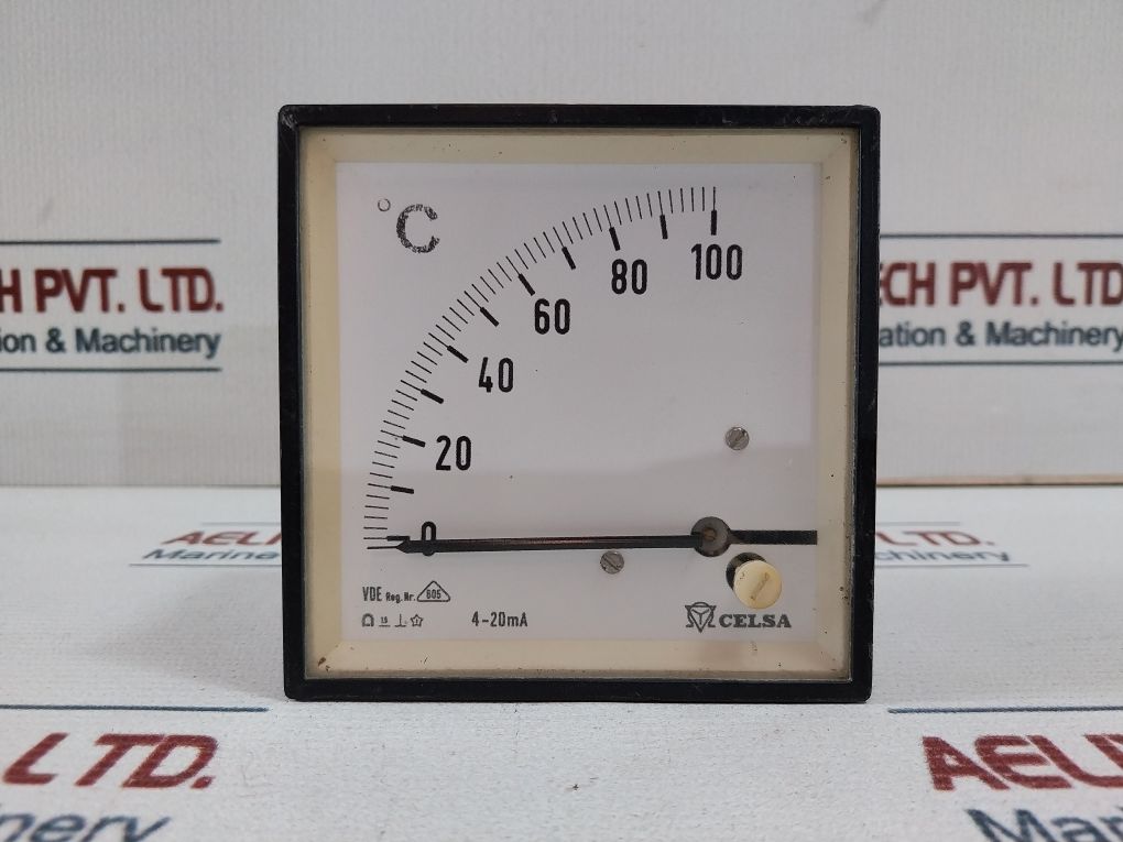 Celsa 4-20 Ma Analog Meter 0-100°C