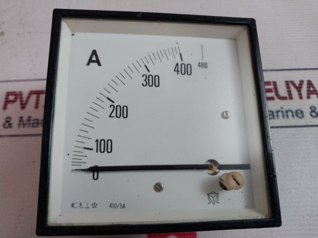 Celsa 400/5A Analog Ammeter 0-400/480A