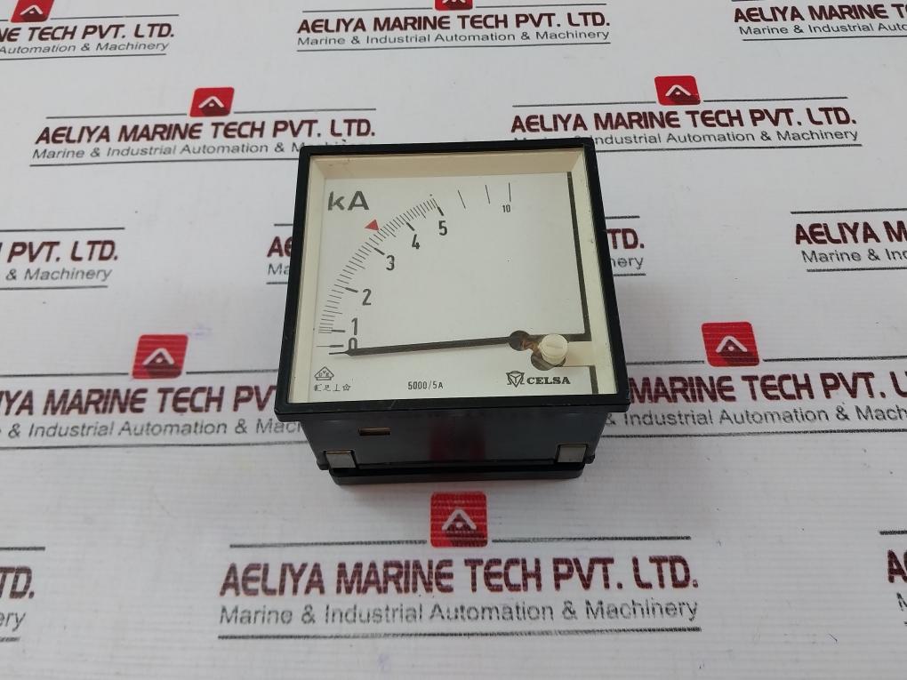 Celsa 5000/5A Ampere Meter 0-5/10 Ka