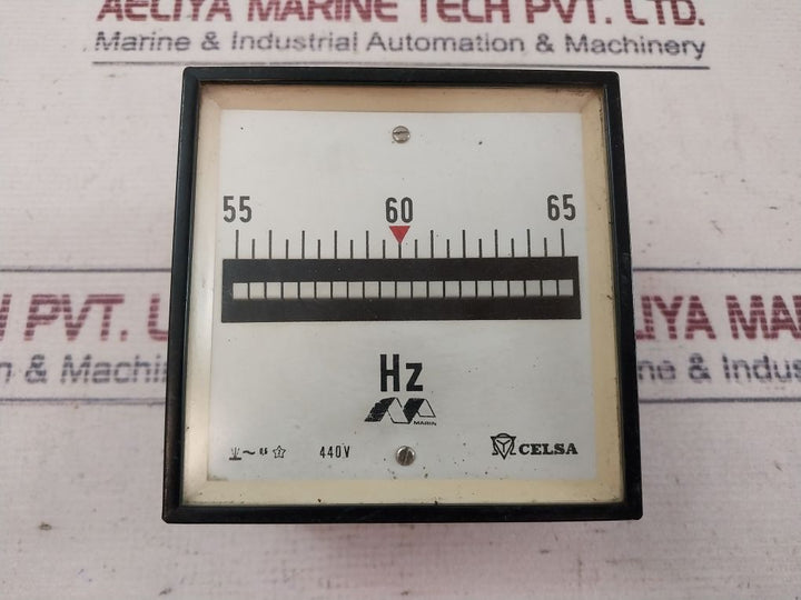 Celsa 55-65 Hz Frequency Counter Meter