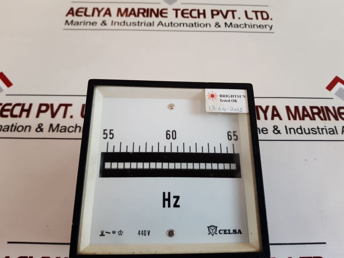 Celsa Frequency Counter Meter 55 To 65 Hz