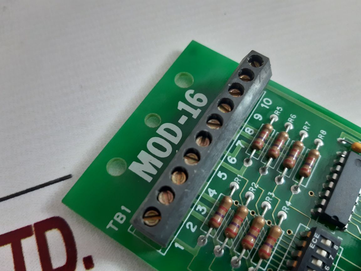 Siemens/Cerberus Pyrotronics Mod-16 Fire Alarm Board Output Driver