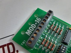 Siemens/Cerberus Pyrotronics Mod-16 Fire Alarm Board Output Driver