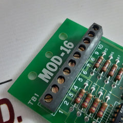 Siemens/Cerberus Pyrotronics Mod-16 Fire Alarm Board Output Driver