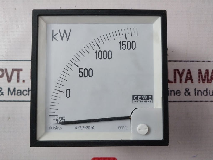 Cewe Instrument Cq96 Ammeter Analog Panel Meter 4-20 Ma