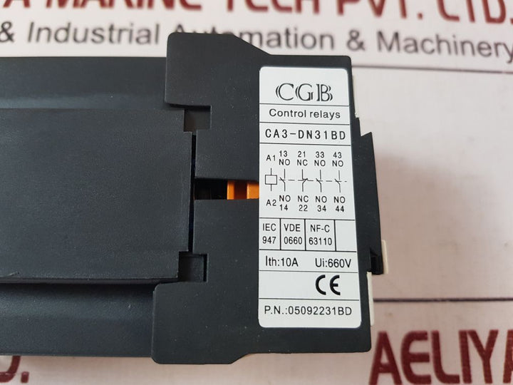 Telemecanique/cgb ca3-dn31bd control relay