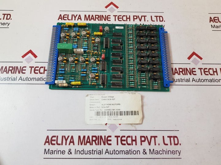 Cgee Alsthom 50-723527 B Card Sca 527
