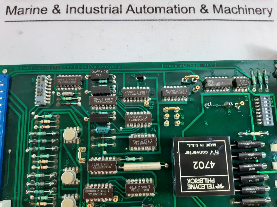 Cgee Alsthom 50.723502 C Card Sca 502