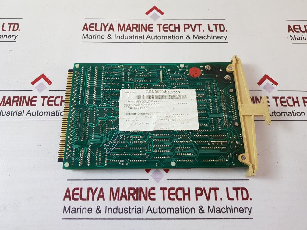 Cgee alsthom 50.724637 b pcb card gen952.001.0305