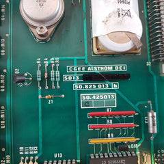 Cgee Alsthom 50.825 013 B Pcb Card S013