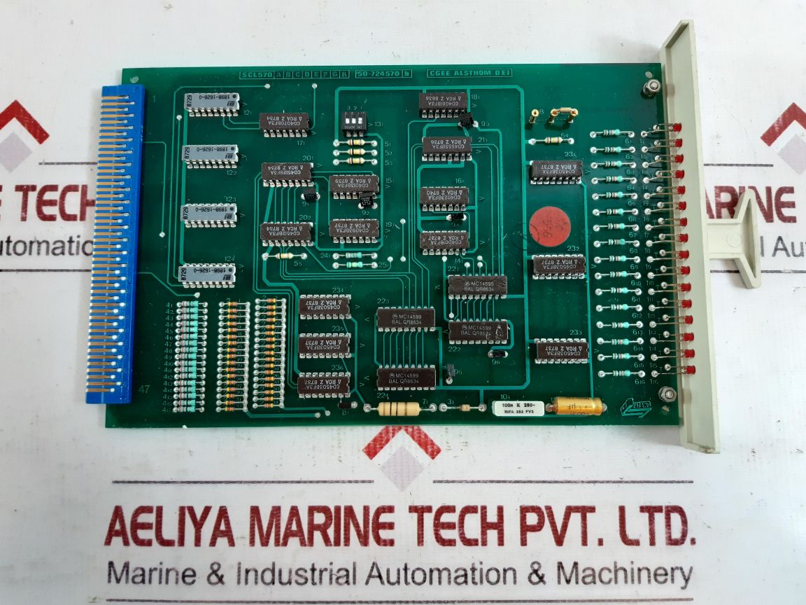 Cgee Alsthom 640020-0432 Card Scl570