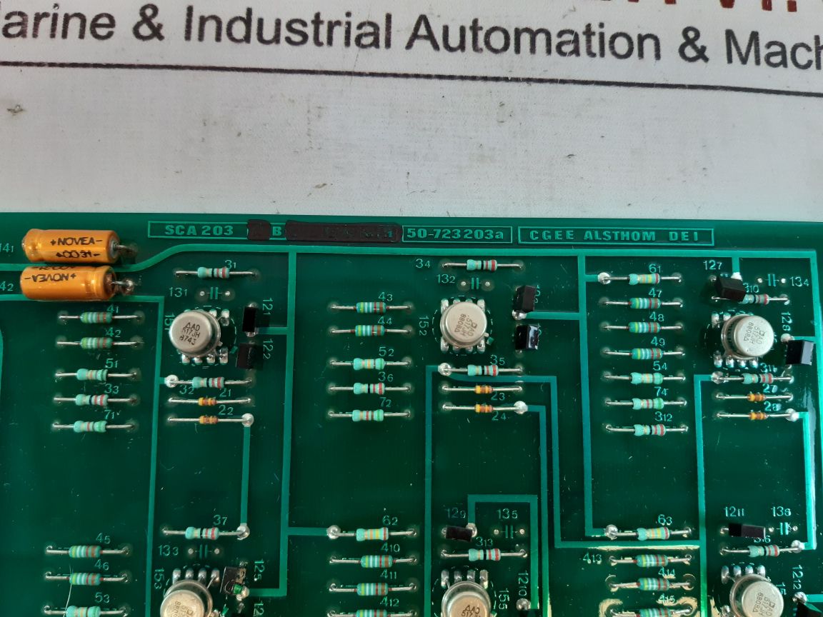 Cgee Alsthom Dei 50-723203A Card Sca 203B