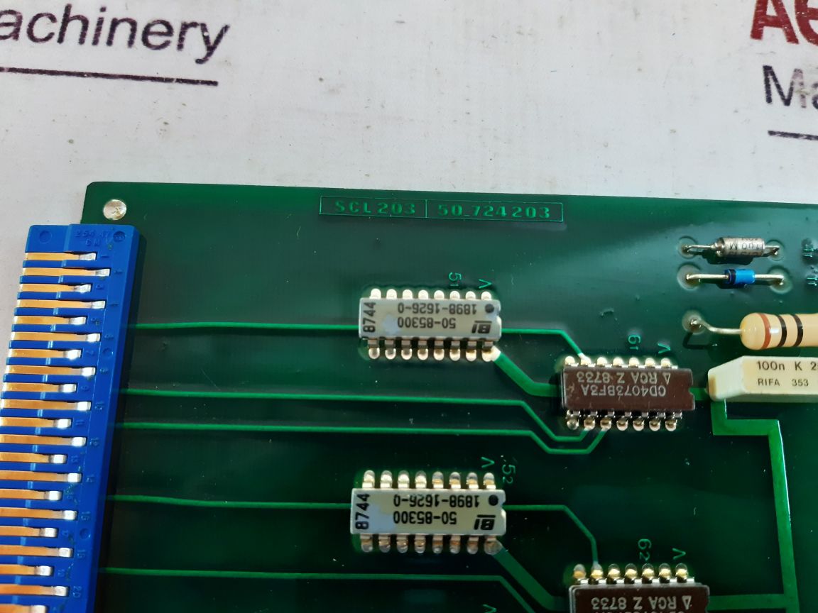 Cgee Alsthom Dei 50-724203 Card Scl 203