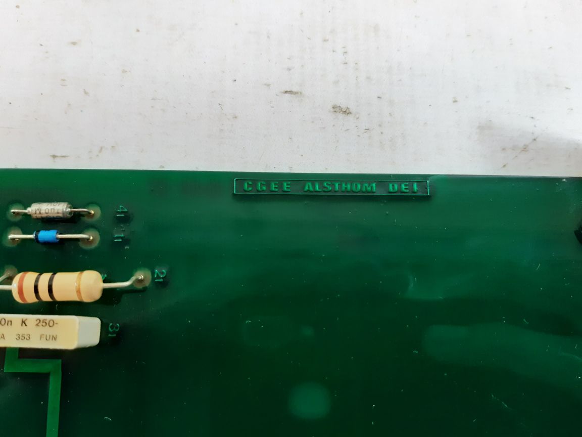 Cgee Alsthom Dei 50-724203 Card Scl 203