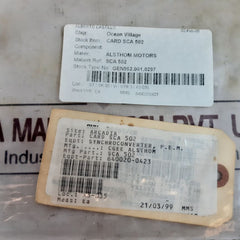 Cgee Alsthom Dei 50.723502 C Card Sca 502