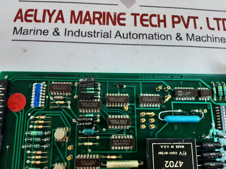 Cgee Alsthom Dei 50.723502 C Card Sca 502