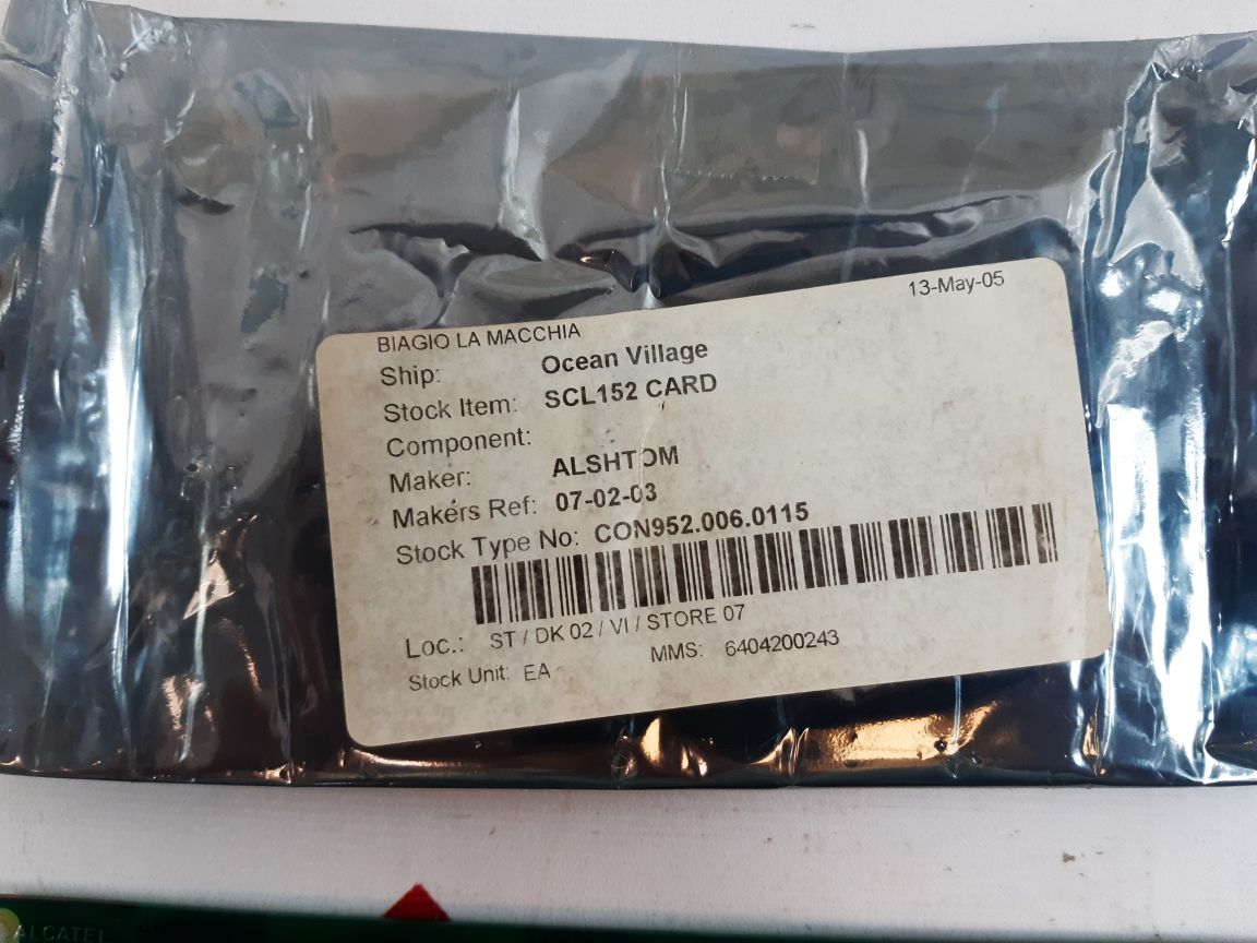 Cgee Alsthom Dei 50.724 152 A Scl 152 Card