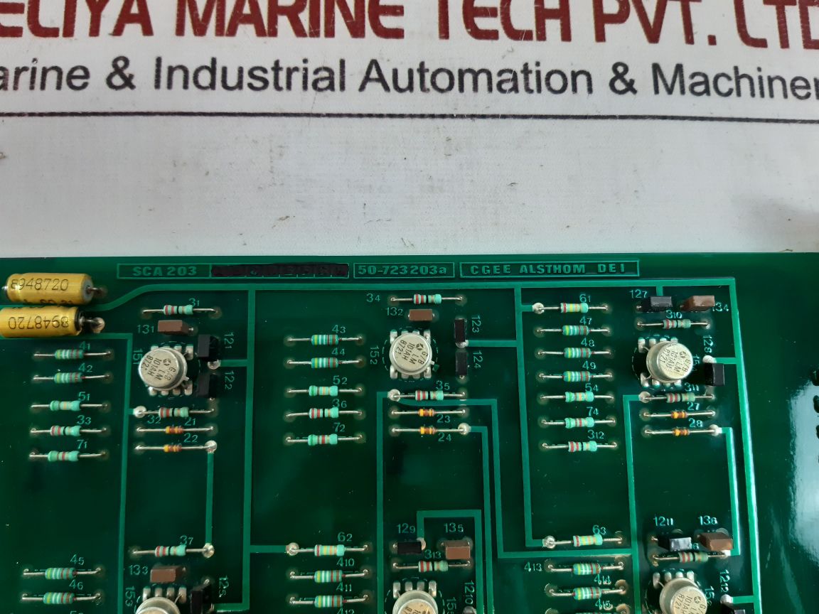 Cgee Alsthom Dei Gen952.001.0291 Card Sca 203