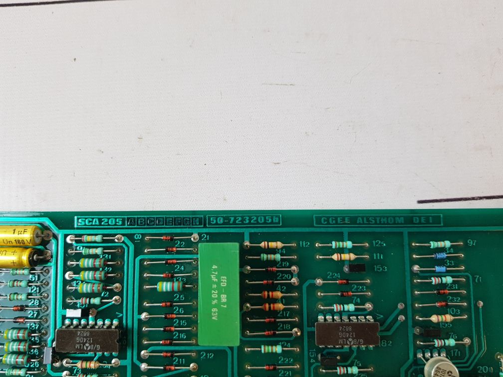 Cgee Alsthom Dei Sca 205 Card 50-723205B