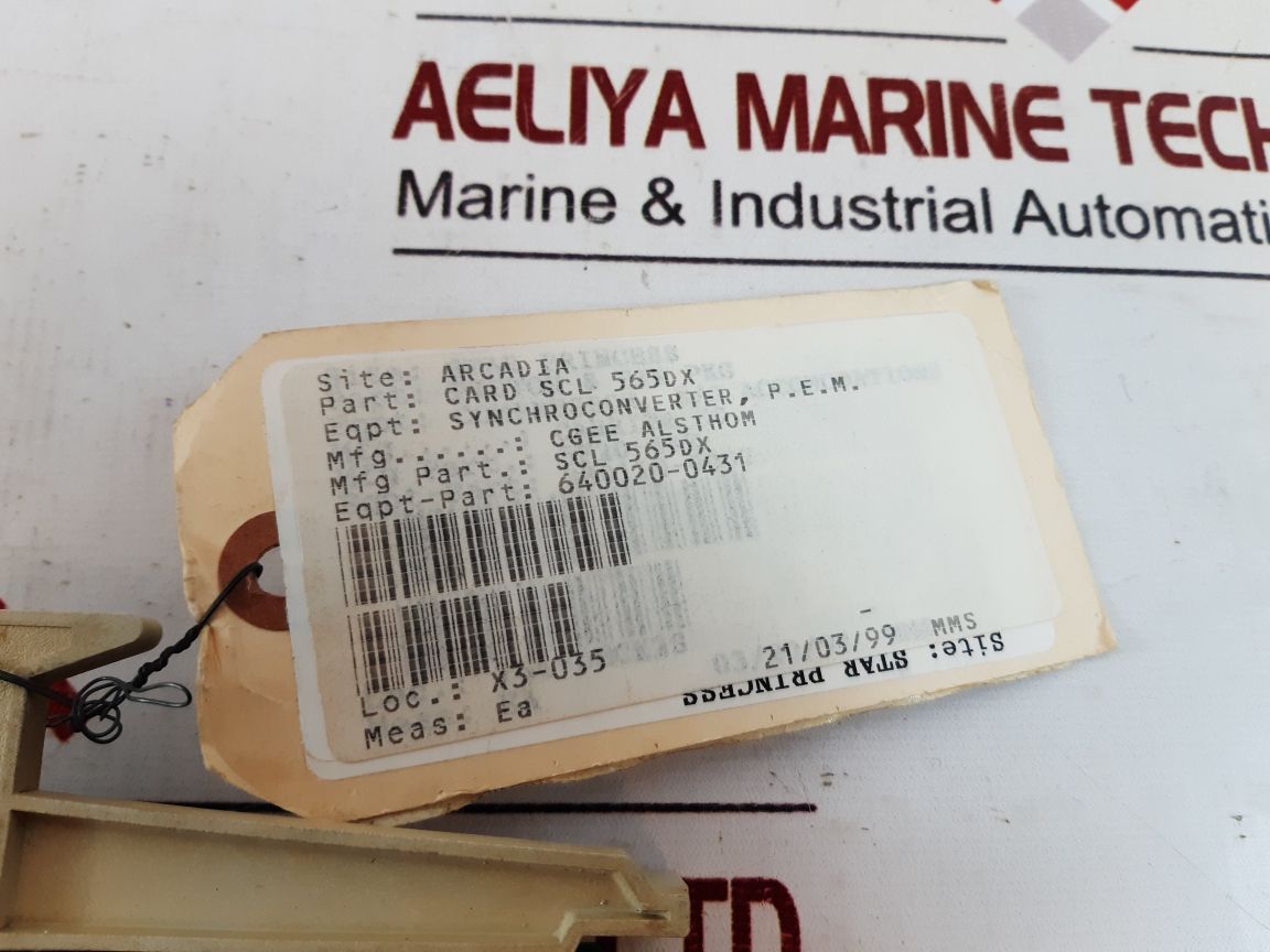 Cgee Alsthom Dei Scl Scl637 Pcb Card 50.724 637 C