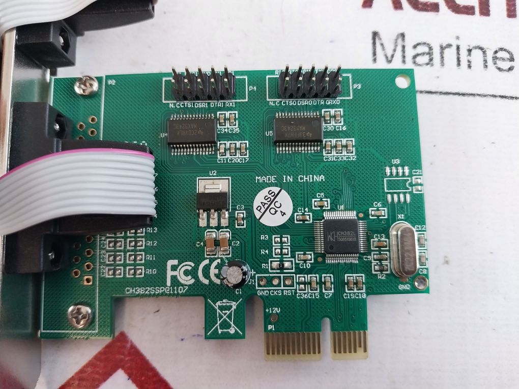Ch382Ssp@1107 Pci-express Serial Card