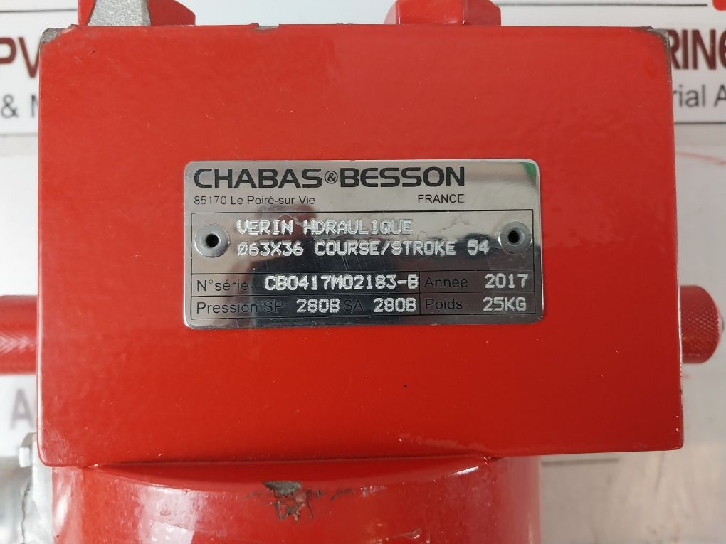 Chabas Besson Tacm0902-9109 Hydraulic Cylinder