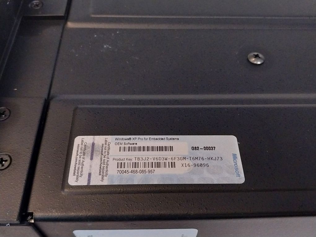 Chassis Plans 1C-16367-09-00 Microsoft Windows Xp Pro For Embedded Systems