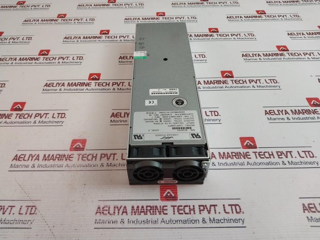 Cherokee Car1248Fp Lineage Power Supply 100-240V 12-7A 47-63Hz 279000997
