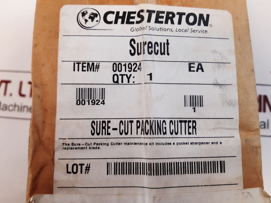 Chesterton 001924 Sure-cut Packing Cutter
