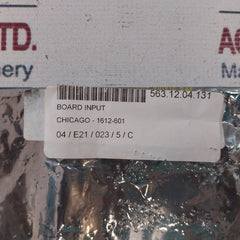 Chicago 1612-601 Input Board 1611-601