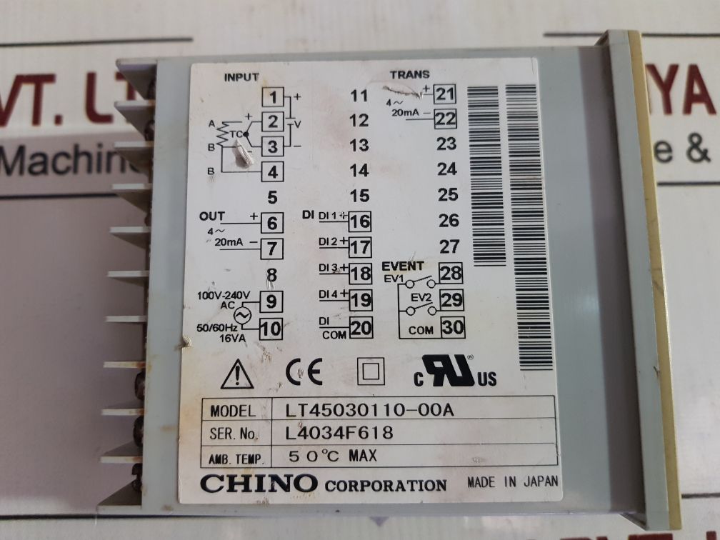 Chino Lt45030110-00A Universal Process Controller