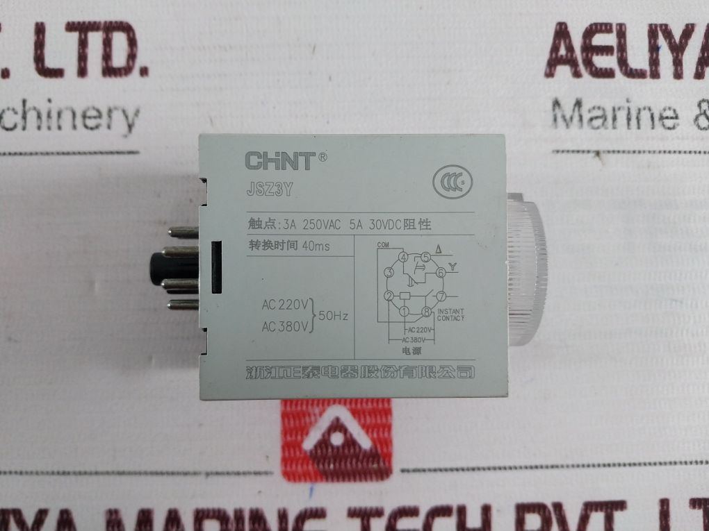 Chint Jsz3Y Time Delay Relay 0-60 Sec